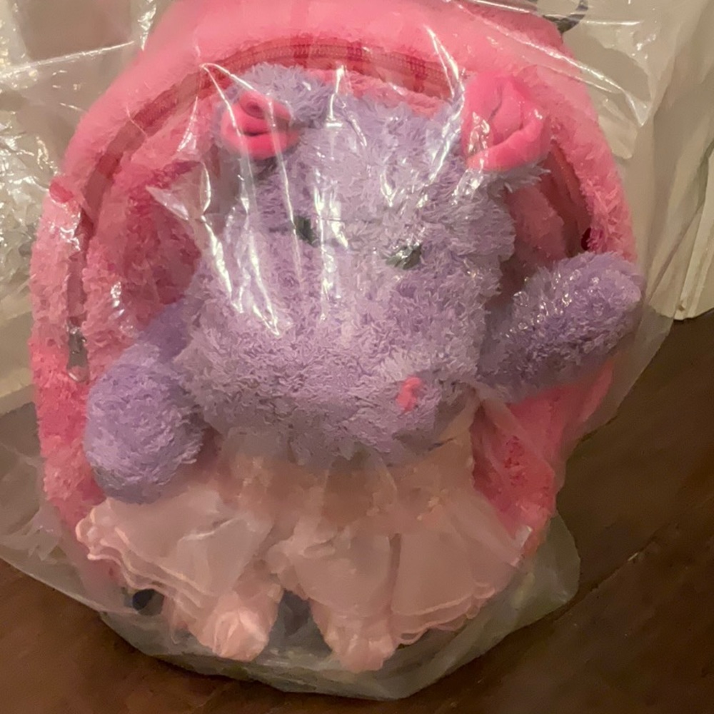NWT Popatu kids ballerina rolling backpack